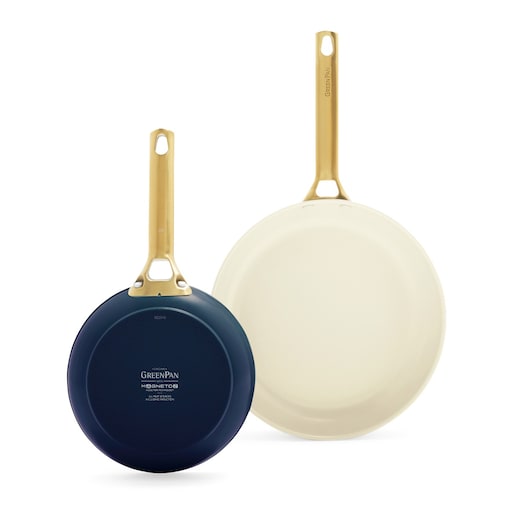 Patelnie ceramiczne PADOVA Oxford Blue 20cm + 26 cm GreenPan