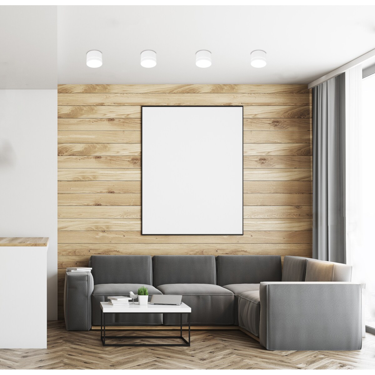 Spot LAMPA sufitowa 2282770 Candellux metalowa OPRAWA tuba downlight biały