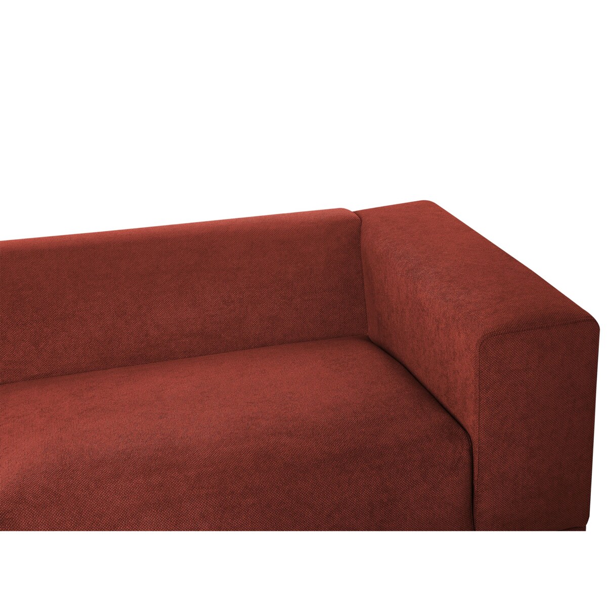 Sofa 3-osobowa czerwona NIVALA