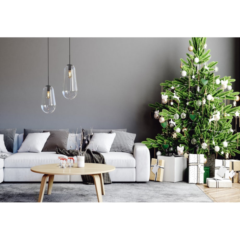 Szklany klosz Cameleon Pear M 10330 podłużny przeźroczysty