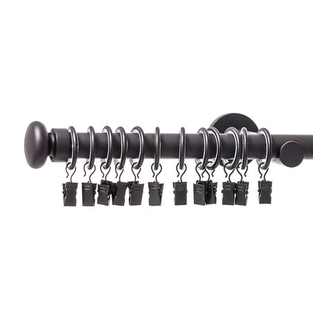 Karnisz pojedynczy Modern black matt 240cm, 240 cm