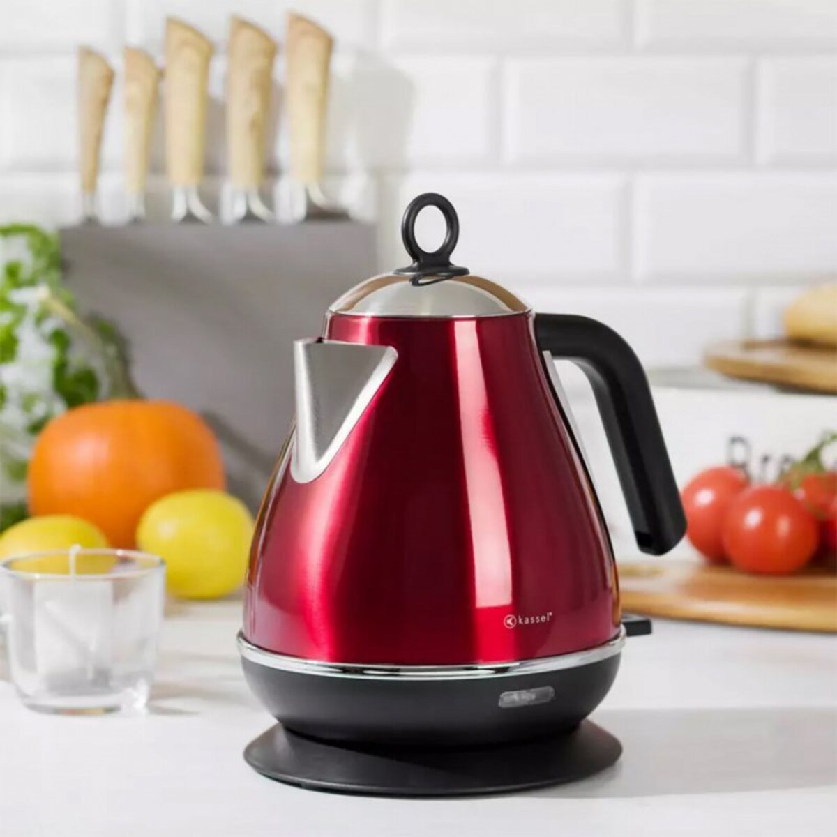 Czajnik Elektryczny Kassel 1.7L Czerwony 93224
