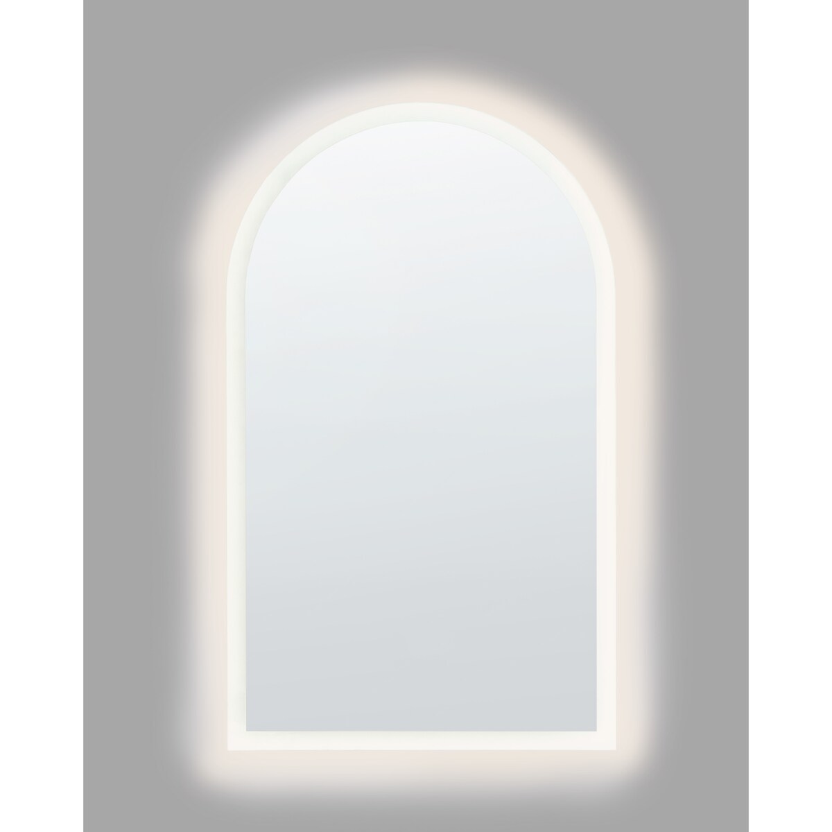 Lustro łazienkowe LED SUIN 60 cm 100 cm Zielony