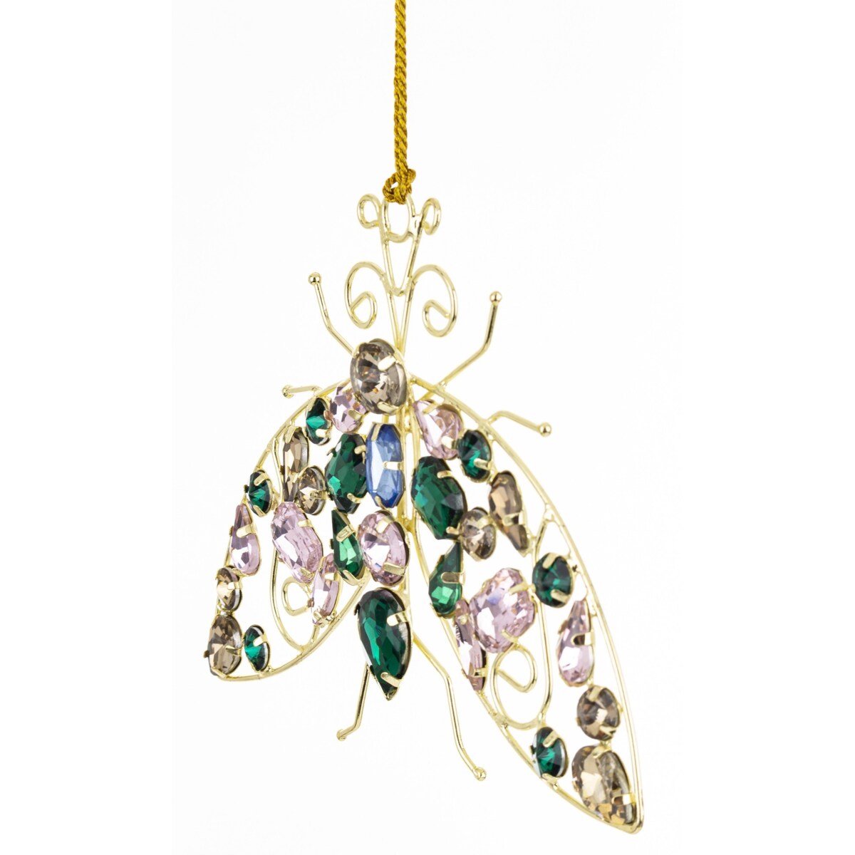 Ozdoba - zawieszka 2 szt. kolorowa 9,5x13x1 cm FLYGA