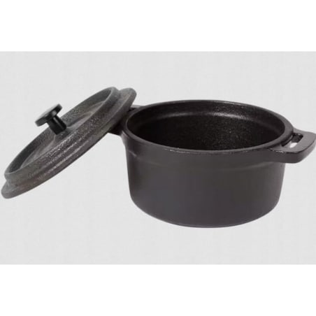 Mini garnek żeliwny do zapiekania, duszenia 10 cm