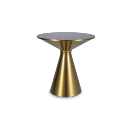 Stolik kawowy SETI 50x50 czarny/złoty