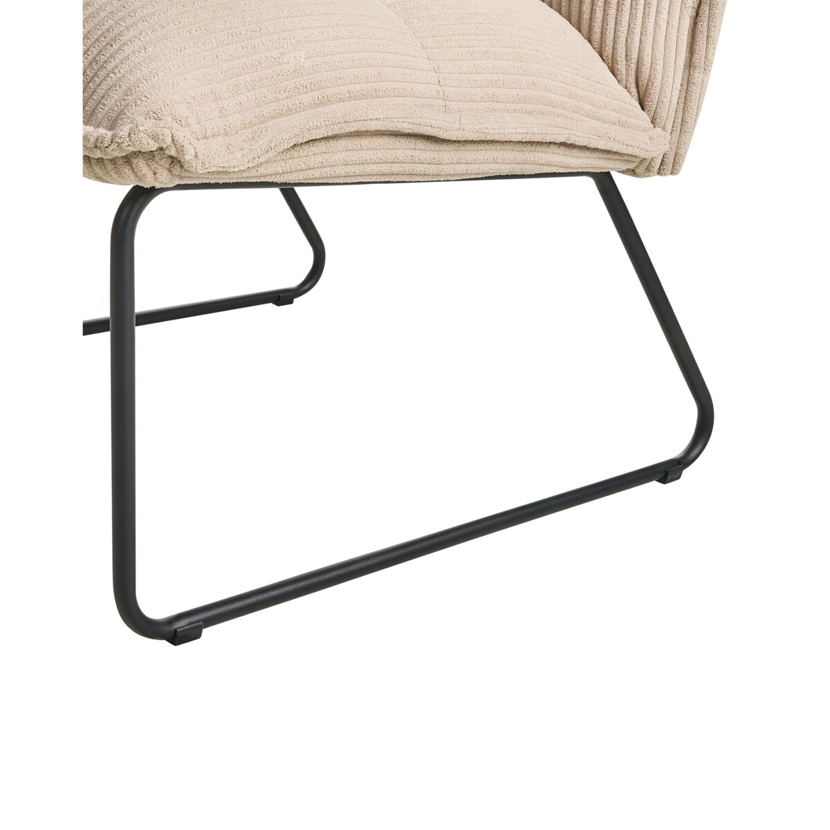 Zestaw 2 foteli BJASTA Sztruks Beżowy