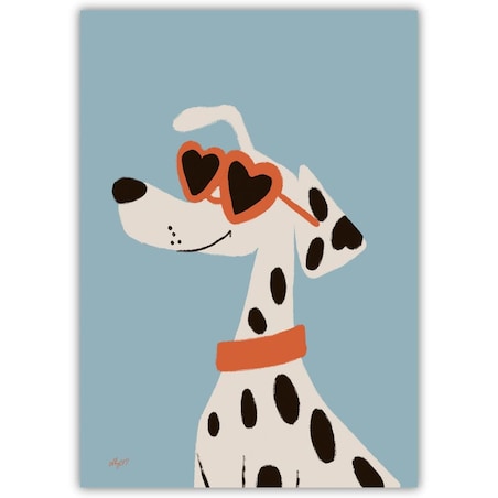 plakat stylowy dalmatyńczyk 70x100