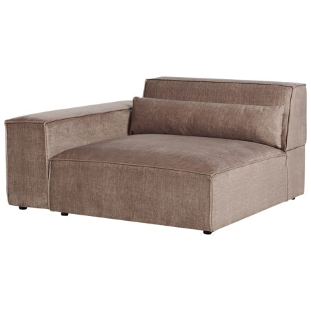 Sofa modułowa 2-osobowa brązowa HELLNAR