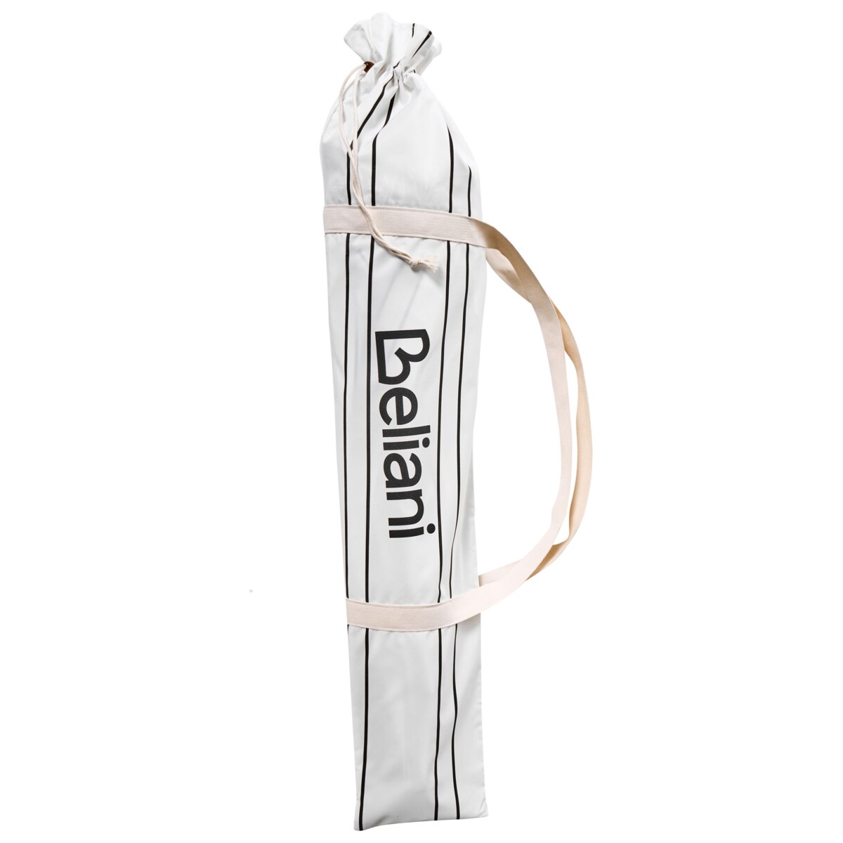 Parasol ogrodowy 155 cm MONDELLO Biały/ czarny