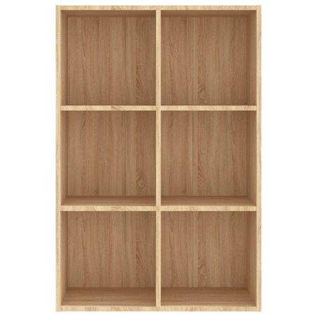 vidaXL Regał na książki, dąb sonoma, 66x30x98 cm