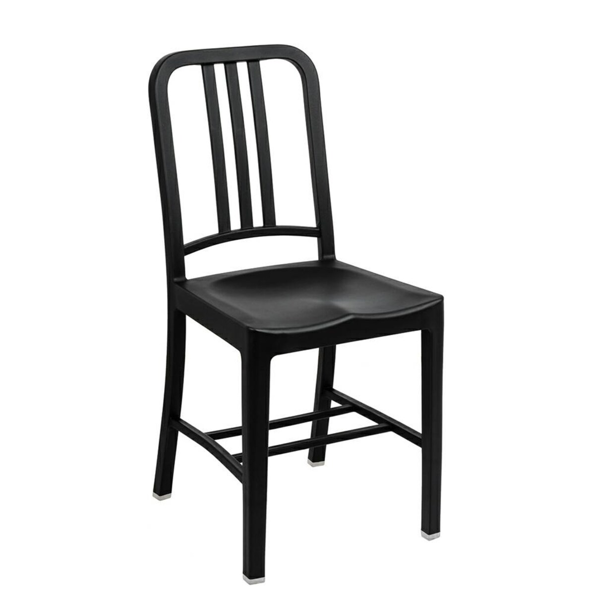 MODESTO krzesło VEGA czarne - polipropylen