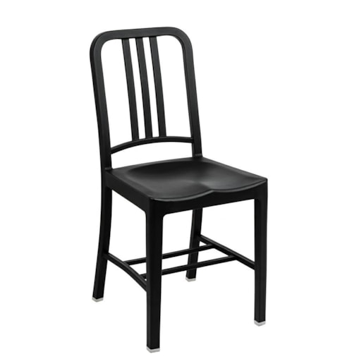 MODESTO krzesło VEGA czarne - polipropylen