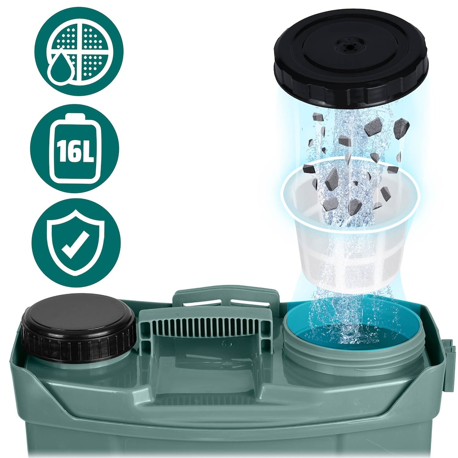 Opryskiwacz akumulatorowy Plonos PL-602 plecakowy elektryczny 16L 460201