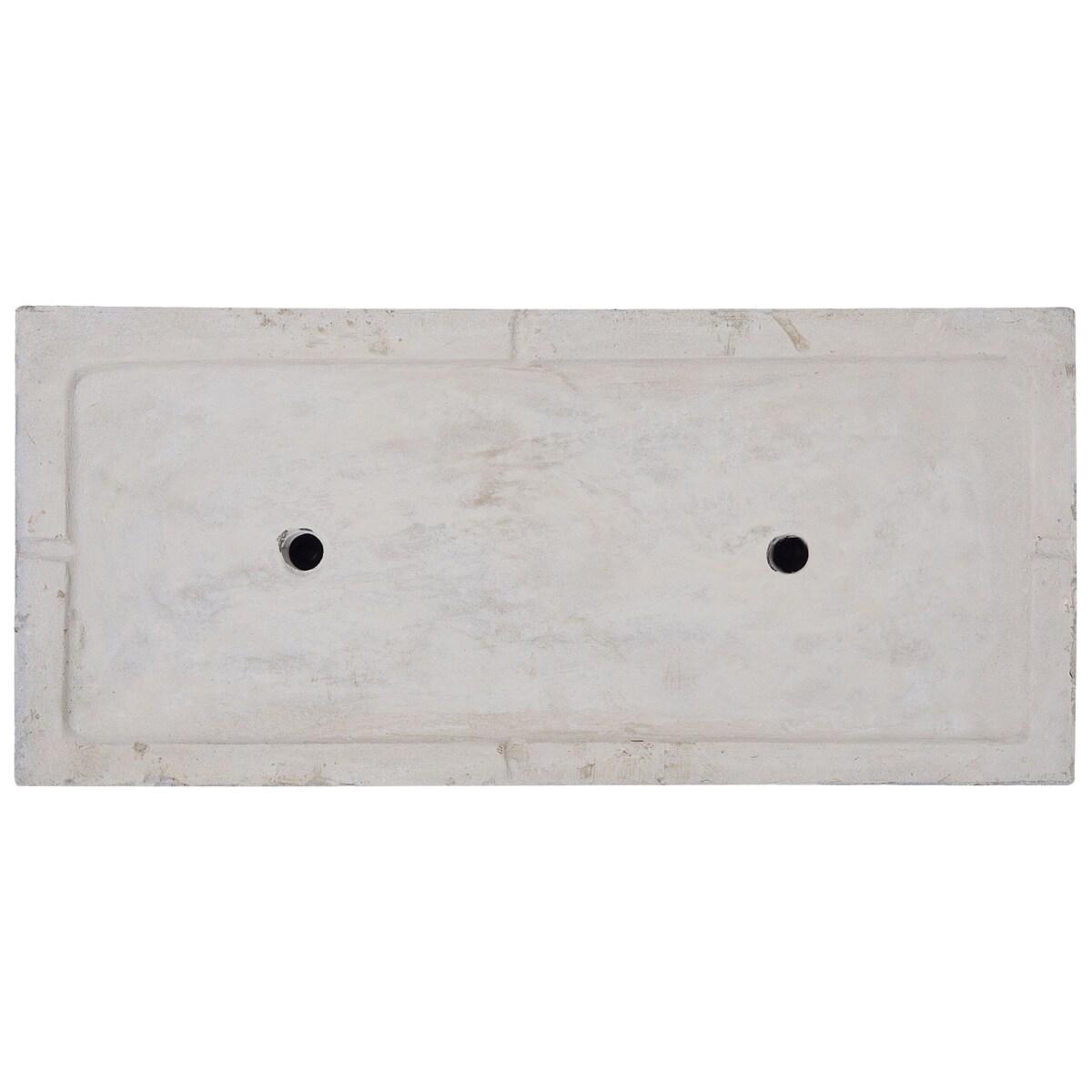 Doniczka 80 x 37 x 38 cm biała MYRA