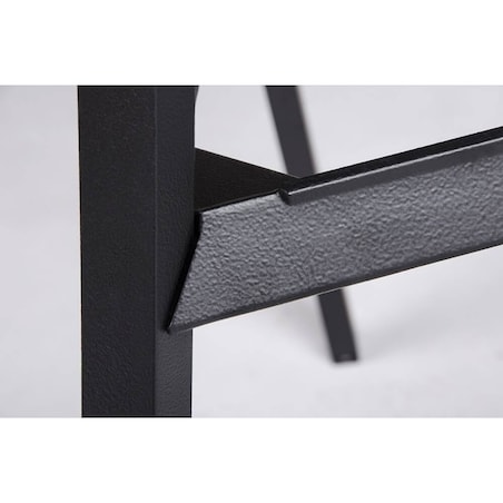 Nowoczesny hoker Split Premium czarny minimalistyczny