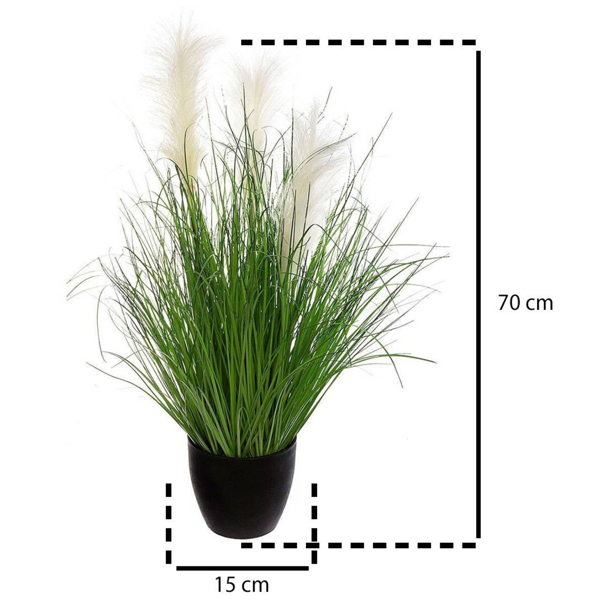 Sztuczna trawa w doniczce, 70 cm