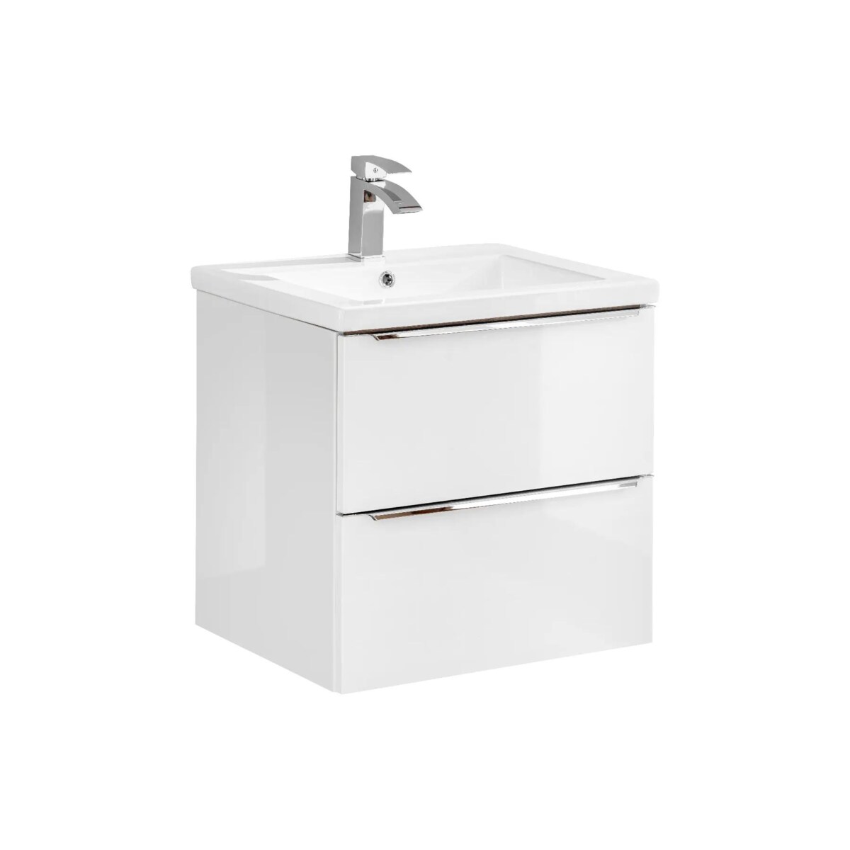 Szafka pod umywalkę MILANO / CAPRI 820 60 cm biała