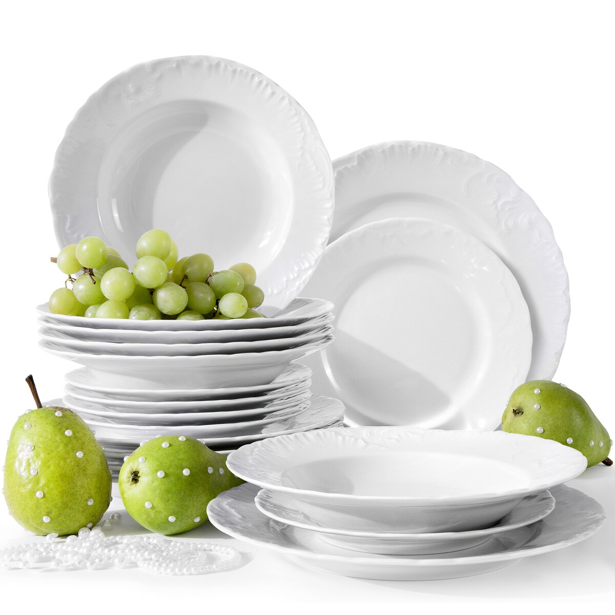 Konsimo ROCOCO MARIA Serwis obiadowy 6 os. (18 el.)