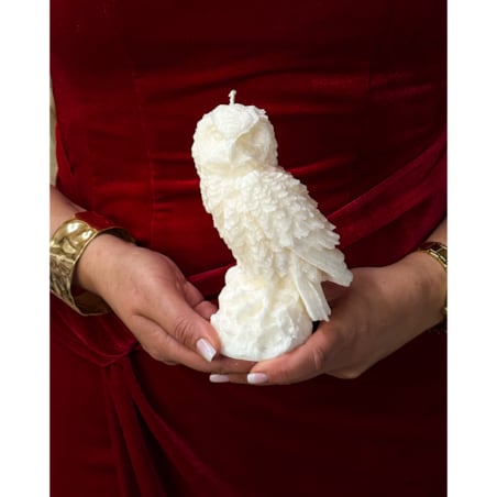 VERKOI Świeca Ozdobna Owl Statue