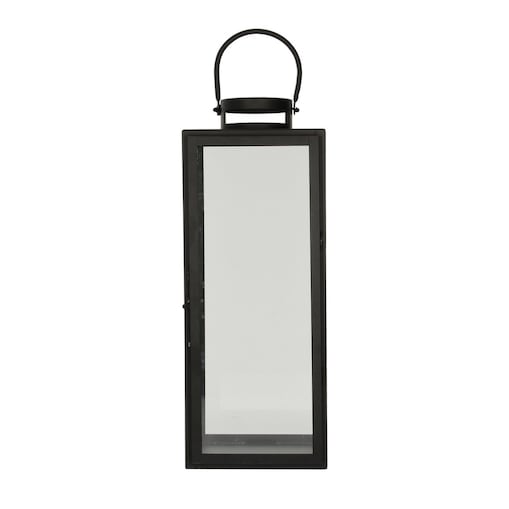 Lampion metalowy Elegance black wys.54cm, 20 x 21 x 54 cm