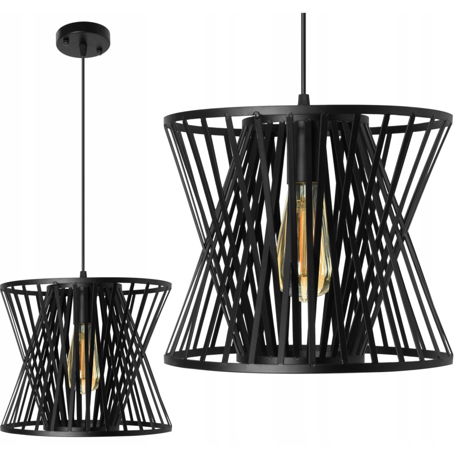 Lampa Sufitowa Wisząca W Stylu Loft 217 E27 Metal