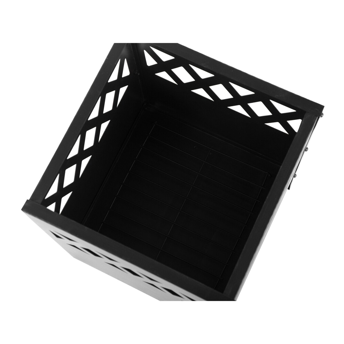 Palenisko ogrodowe z grillem stalowe czarne SHIGA