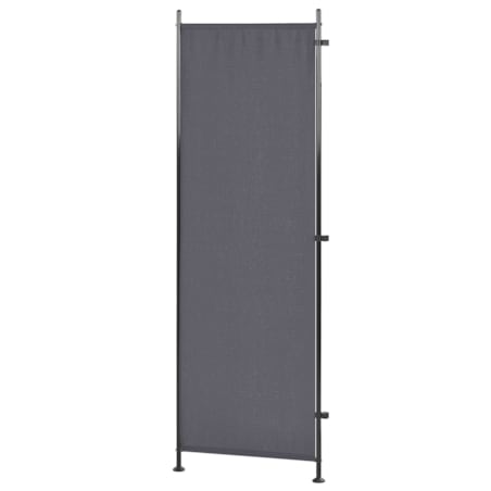 5-panelowy składany parawan pokojowy 270 x 170 cm szary NARNI