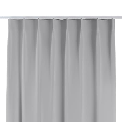 Zasłona na haczykach flex pojedynczych 130x260 srebrny