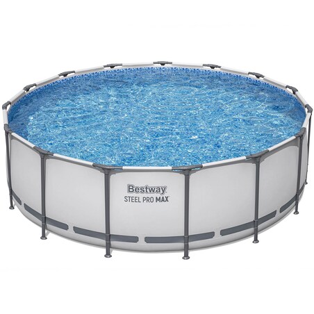 Basen ogrodowy stelażowy 457x122cm Bestway zestaw 11w1