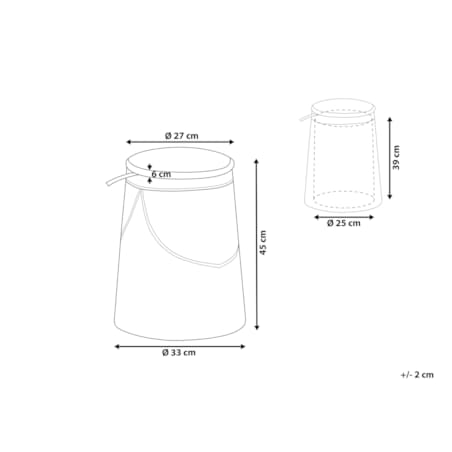 Pufa dla dzieci ze schowkiem beżowa APACHE