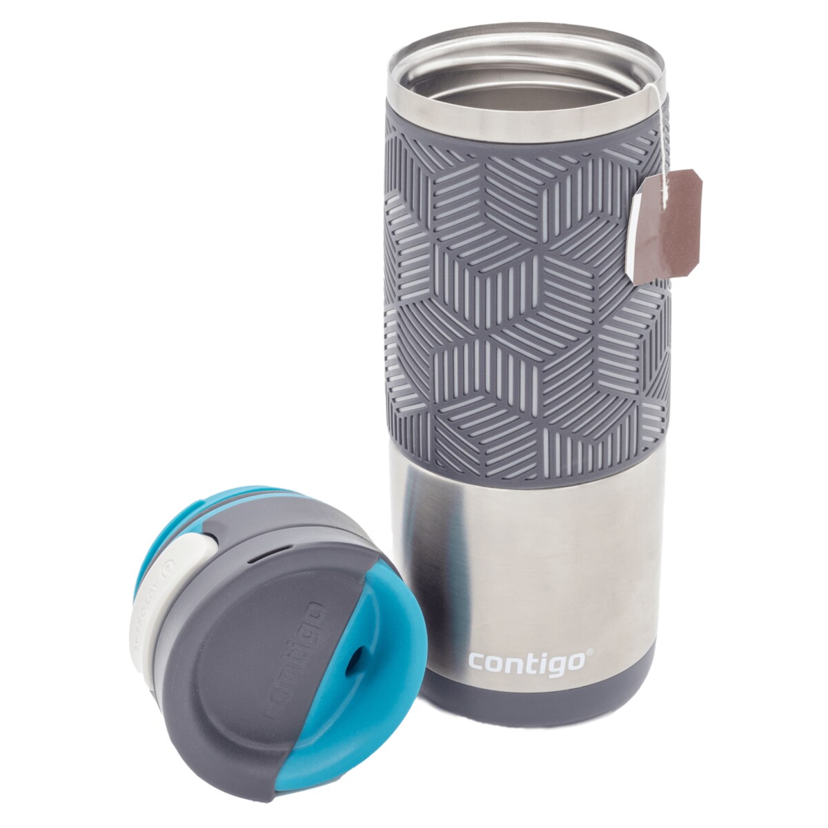 Kubek termiczny Contigo Transit (Metra) 470ml Srebrny