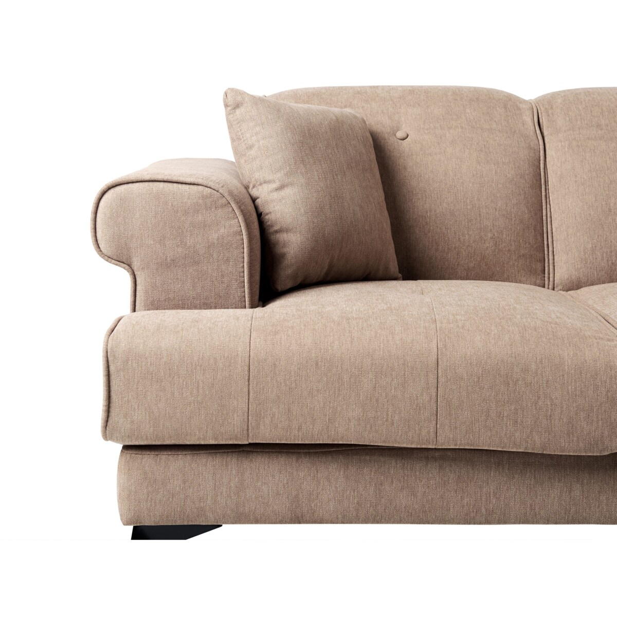 Sofa 2-osobowa jasnobrązowa SKIVE