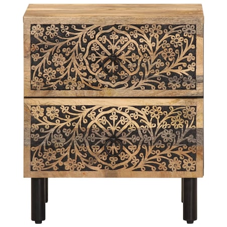 vidaXL Szafki nocne, 2 szt., 40x33x46 cm, lite drewno mango