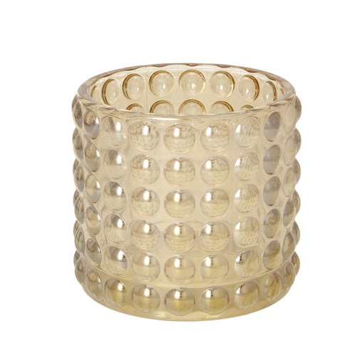 Świecznik Fatto 9cm champagne, 9 x 9,5 x 9 cm