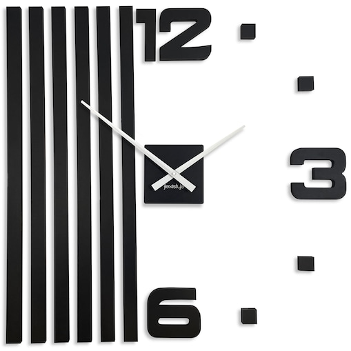 Zegar ścienny naklejany LAMELE 100cm