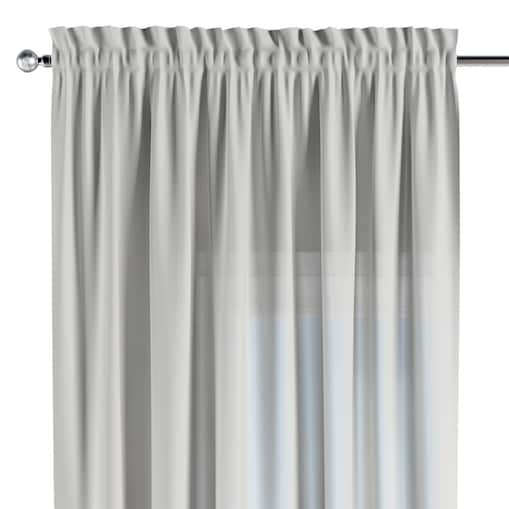 Zasłona na kanale z grzywką 1 szt. 130x260 prześwitujący, naturalny