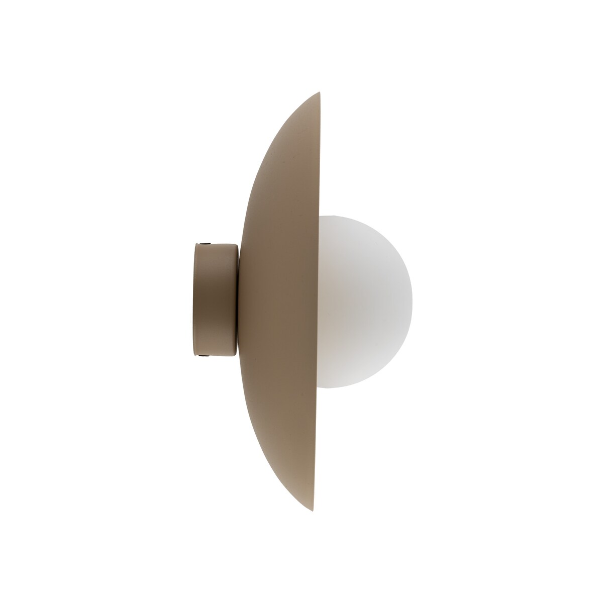 Lampa Sufitowo-Ścienna SLATE SABIA GLASS Beżowo-Biała G9 28 cm TK Lighting