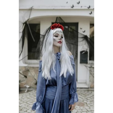 Opaska Róże z welonem