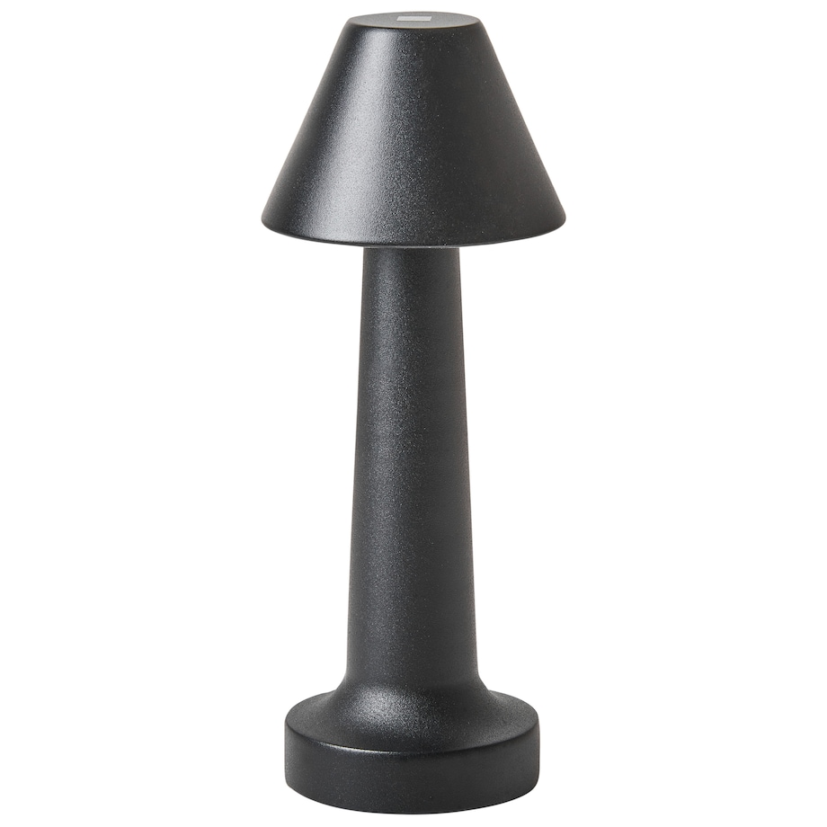 Zestaw 2 bezprzewodowych lamp stołowych LED JOANES Ze ściemniaczem Metal Czarny