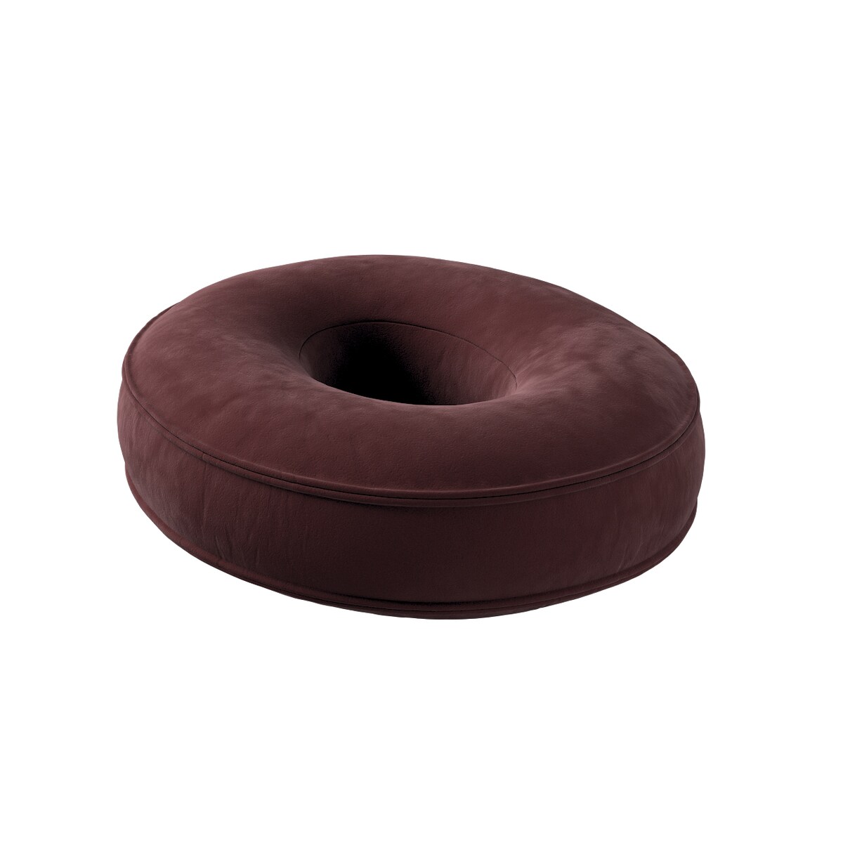 Poduszka literka O, bordowy, 30x40cm, Posh Velvet