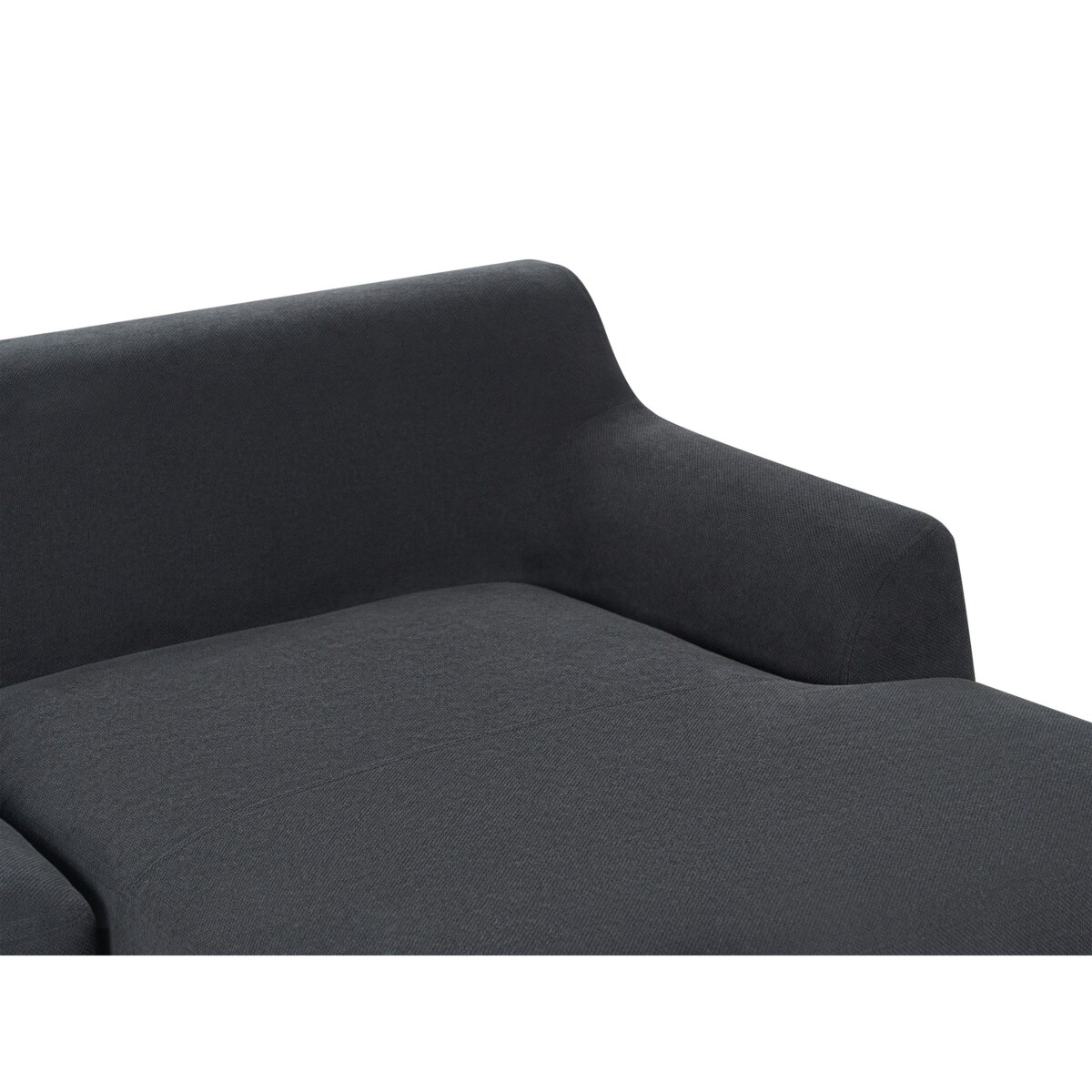 Sofa narożna lewostronna SOSJO Czarny