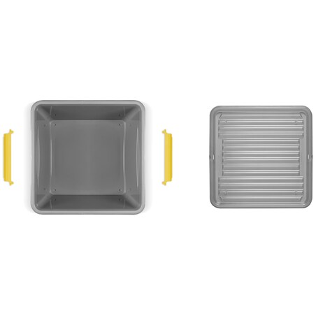 Pojemnik Plastikowy Pudełko Z Pokrywą Do Przechowywania Box Pudło 25L