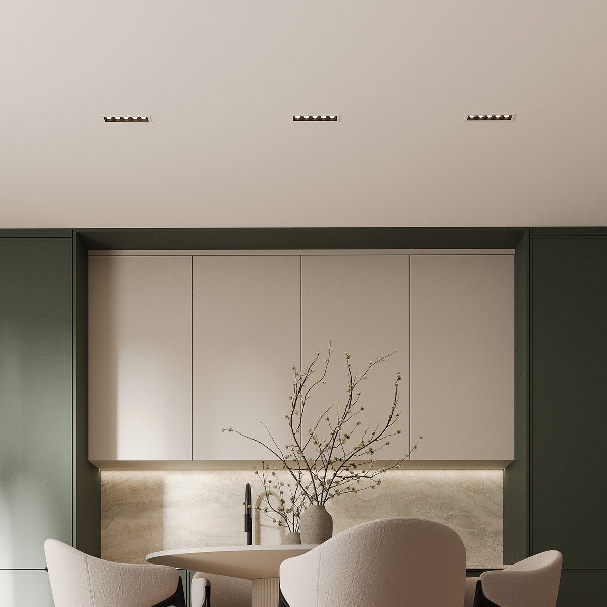 Oprawa podtynkowa Light Prestige Solar biały LED 3000K 1 szt.