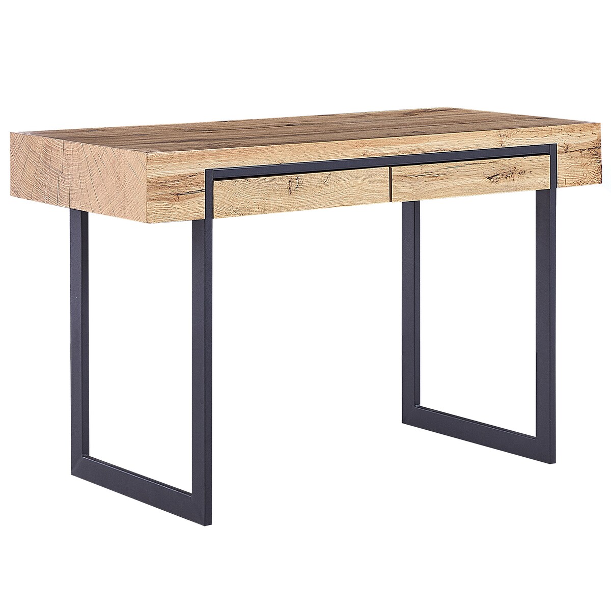 Biurko VIDA Jasnobrązowy 120 cm 55 cm ze schowkiem