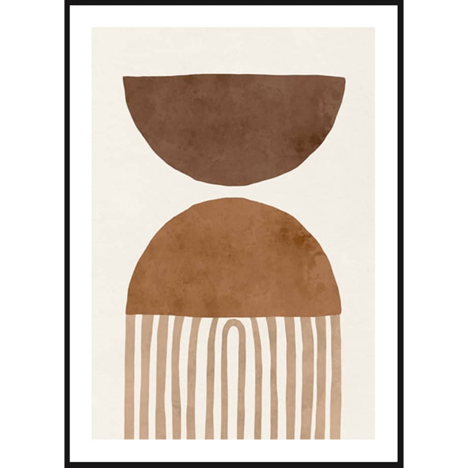 Poster Story, Plakat, Obraz - Brązowy Łuk No2, wymiary 50 x 70 cm