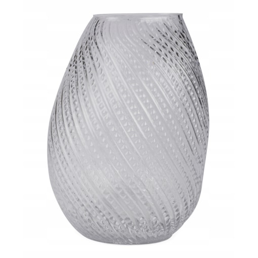 WAZON EDDY szklany przezroczysty wys. 25cm