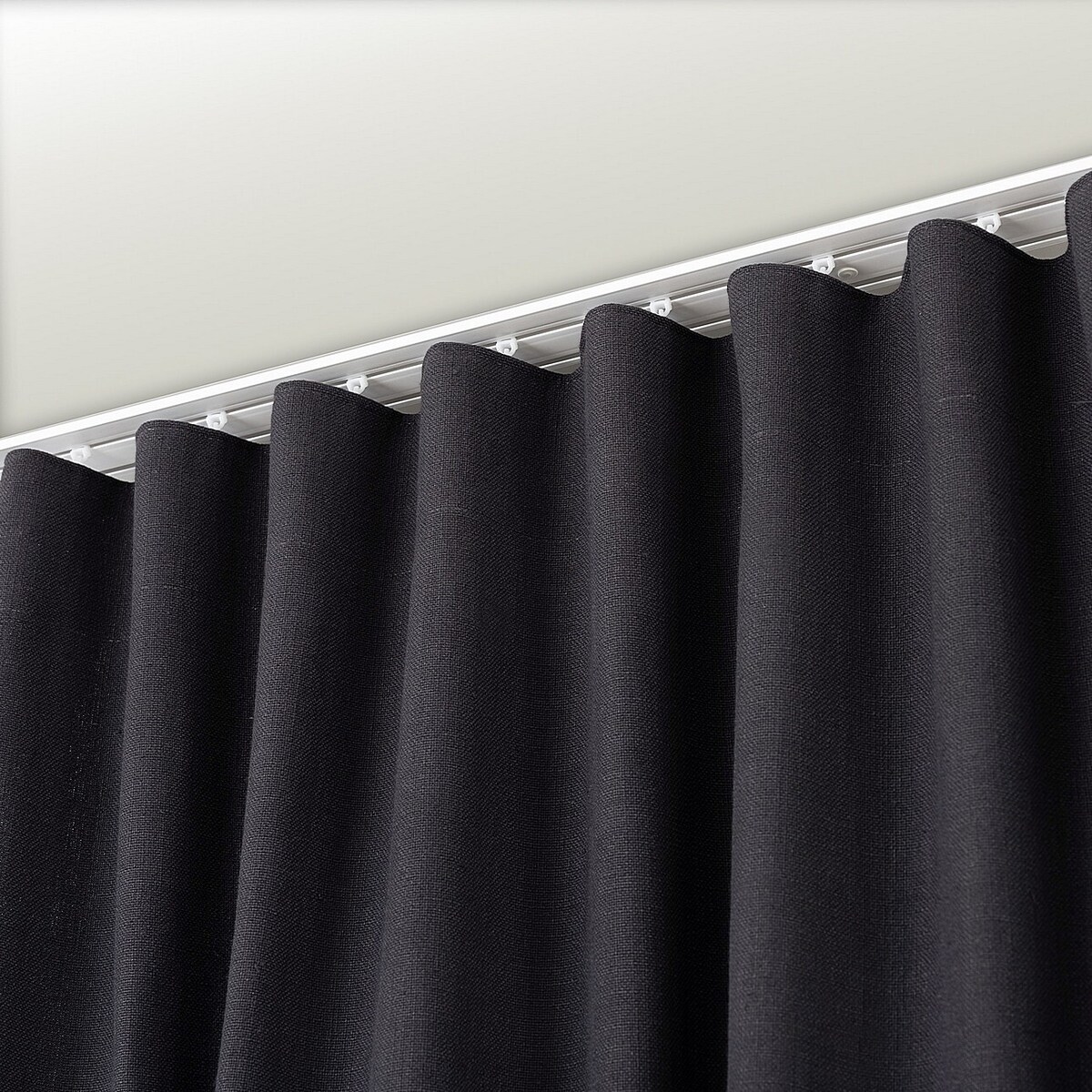 Zasłona gotowa na taśmie marszczącej 140x280cm anthracite 1 szt. 140x280 antracyt