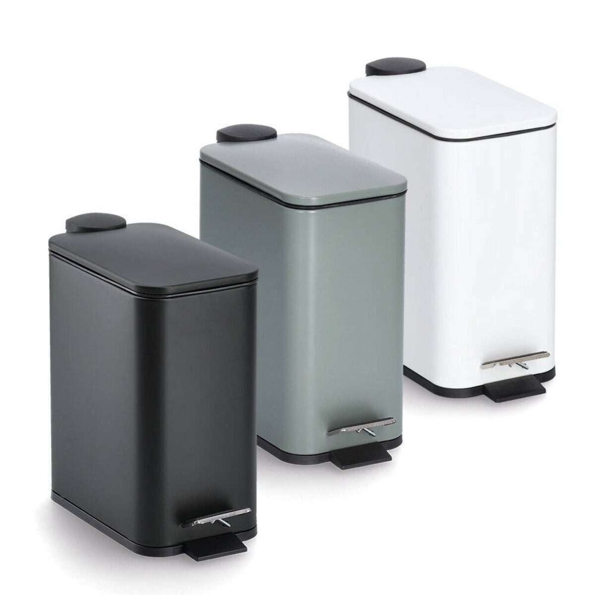 Kosz łazienkowy z pedałem, 5 litrów