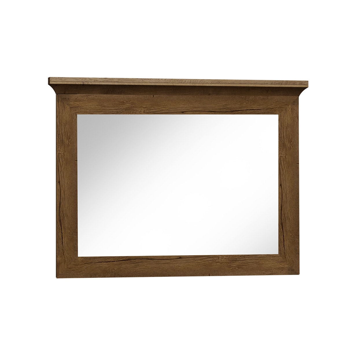 Konsimo VETIS Lustro w ramie w klasycznym stylu jesion, jesion jasny